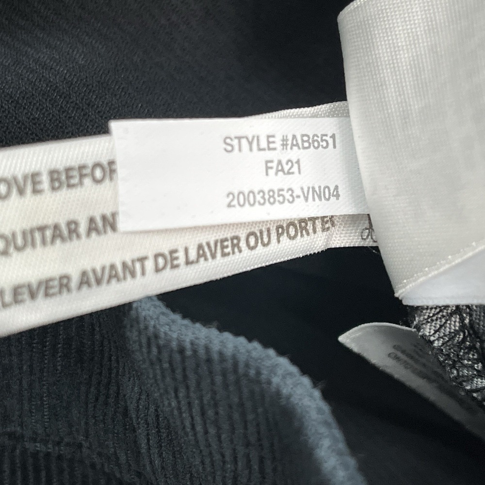 J Crew Corduroy Pants‎ Womens 32x27 Black Vintage Slim Straight Classic Preppy - Picture 10 of 10